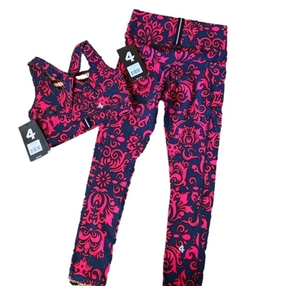 Nwt Fourlaps Sports Bra & Plyo Leggings - Picture 2 of 10